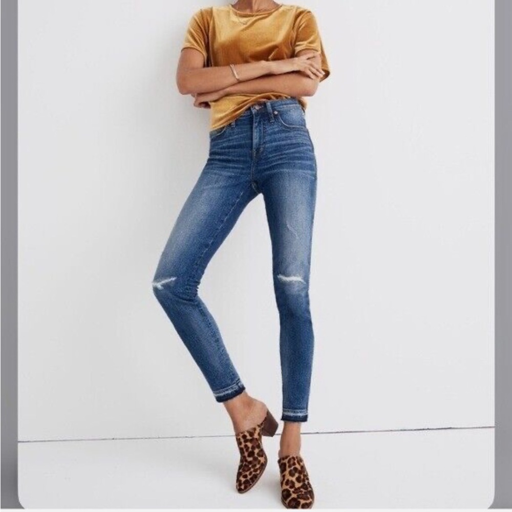Madewell Blue Ankle Jeans